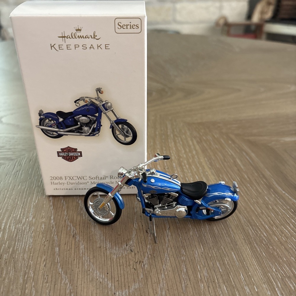 Hallmark Harley Davidson 2008 FXCWC Softail Rocker C Ornament